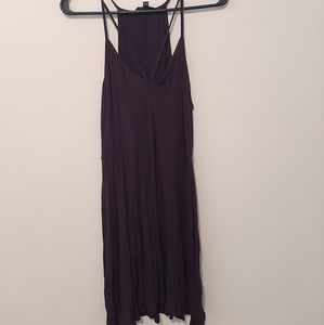 Dark purple summer dress